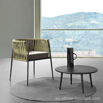 Combinación de mesa de ocio y silla de silla de jardín